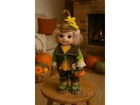 Handmade decorative autumn doll