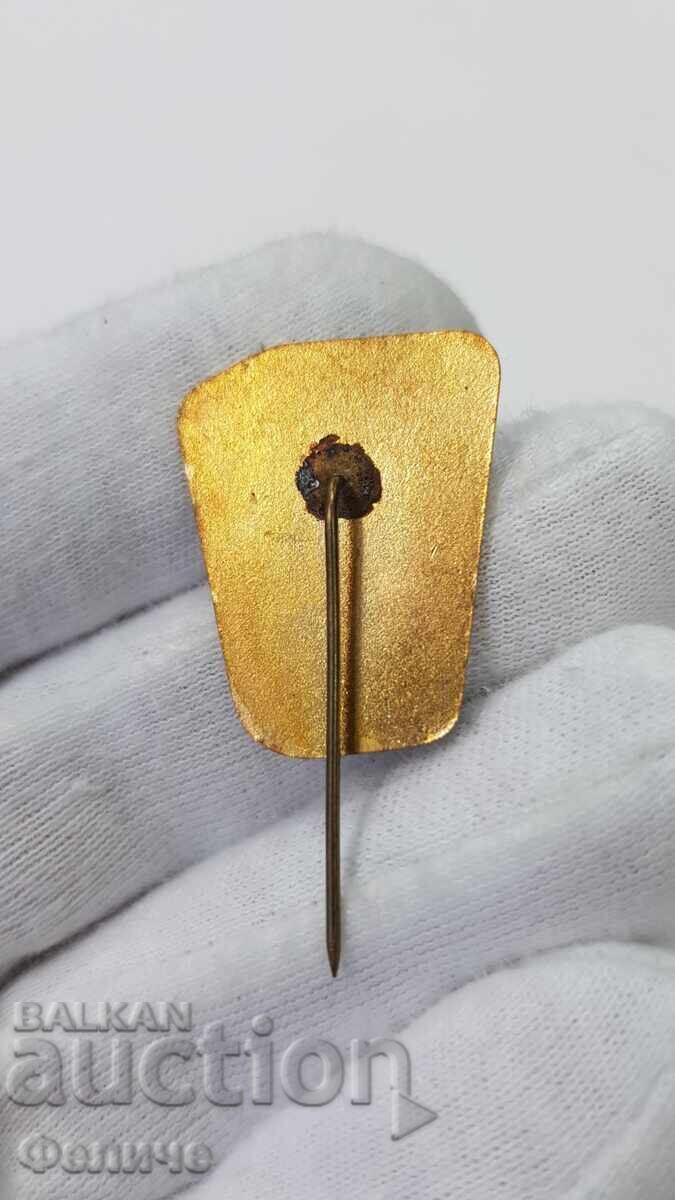 Communist sign, Maritsa Iztok badge with price 15.00 BGN | € 7.67