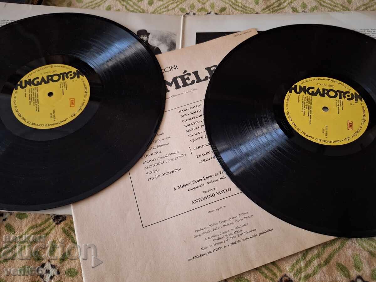 Auction Gramophone record - Puccini Auction Gramophone record - Puccini