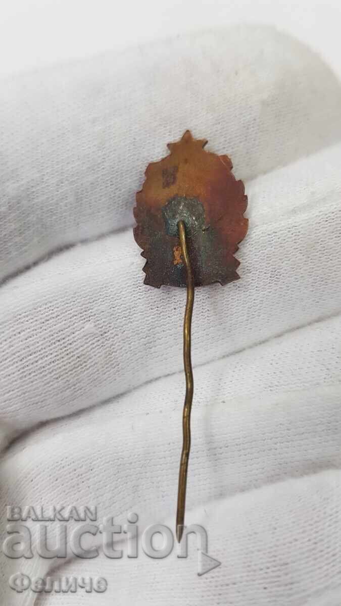 Ранен Комунистически знак, значка Гимнастика 1950 с цена 48.00 лв. | € 24.54