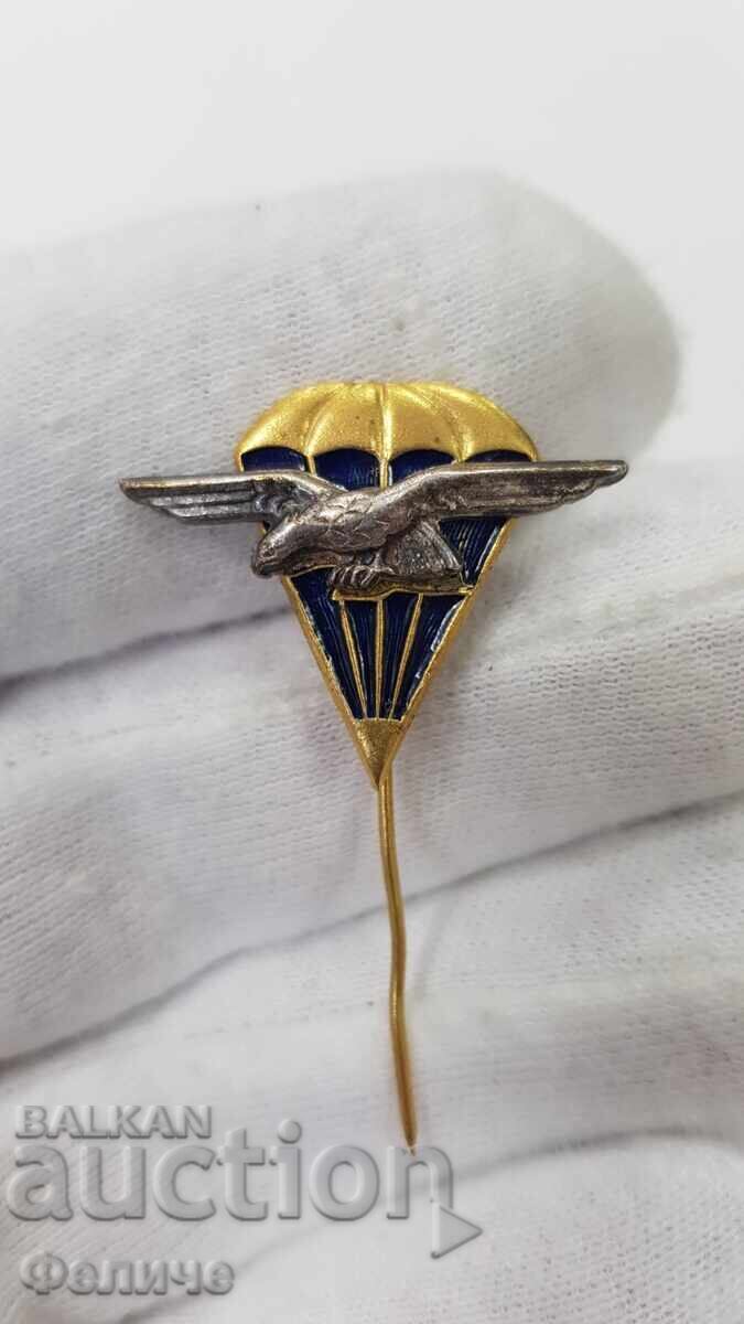 Auction  Rare Communist Badge, Parachute Pin, Paratrooper