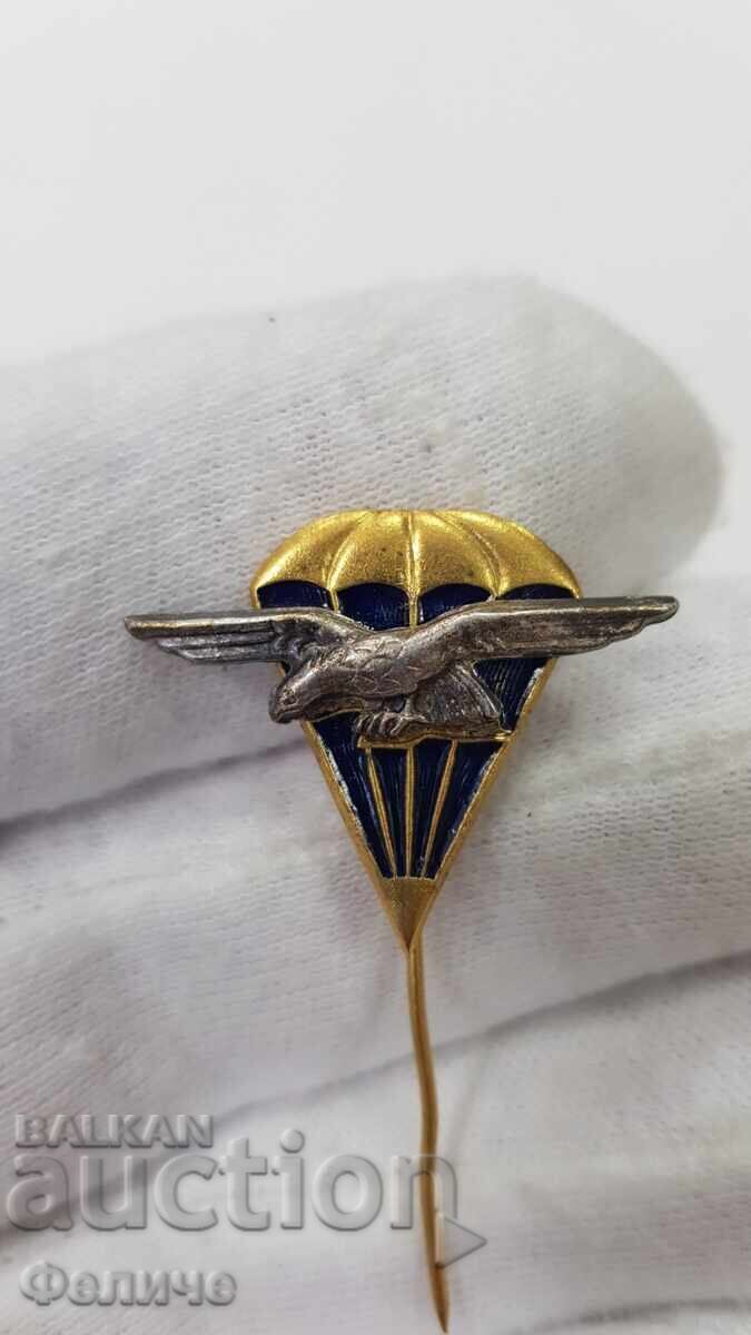 Rare Communist Badge, Parachute Pin, Paratrooper