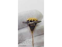 Рядък комунистически знак, значка Парашут, Парашутиски