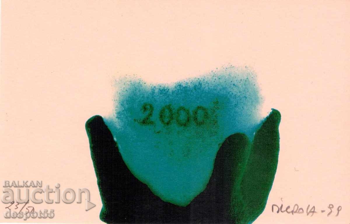 1999. France. J. Dicrola - Original Limited Edition Card