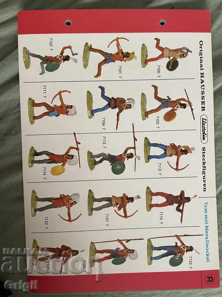 Δημοπρασία Κατάλογος Elastolin δεκαετίας '80. 117 σελίδες