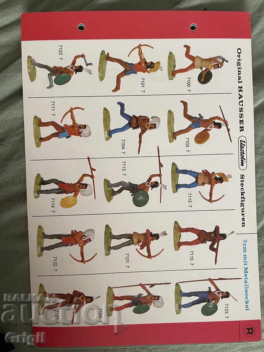 Licitație Catalog Elastolin din anii '80. 117 pagini