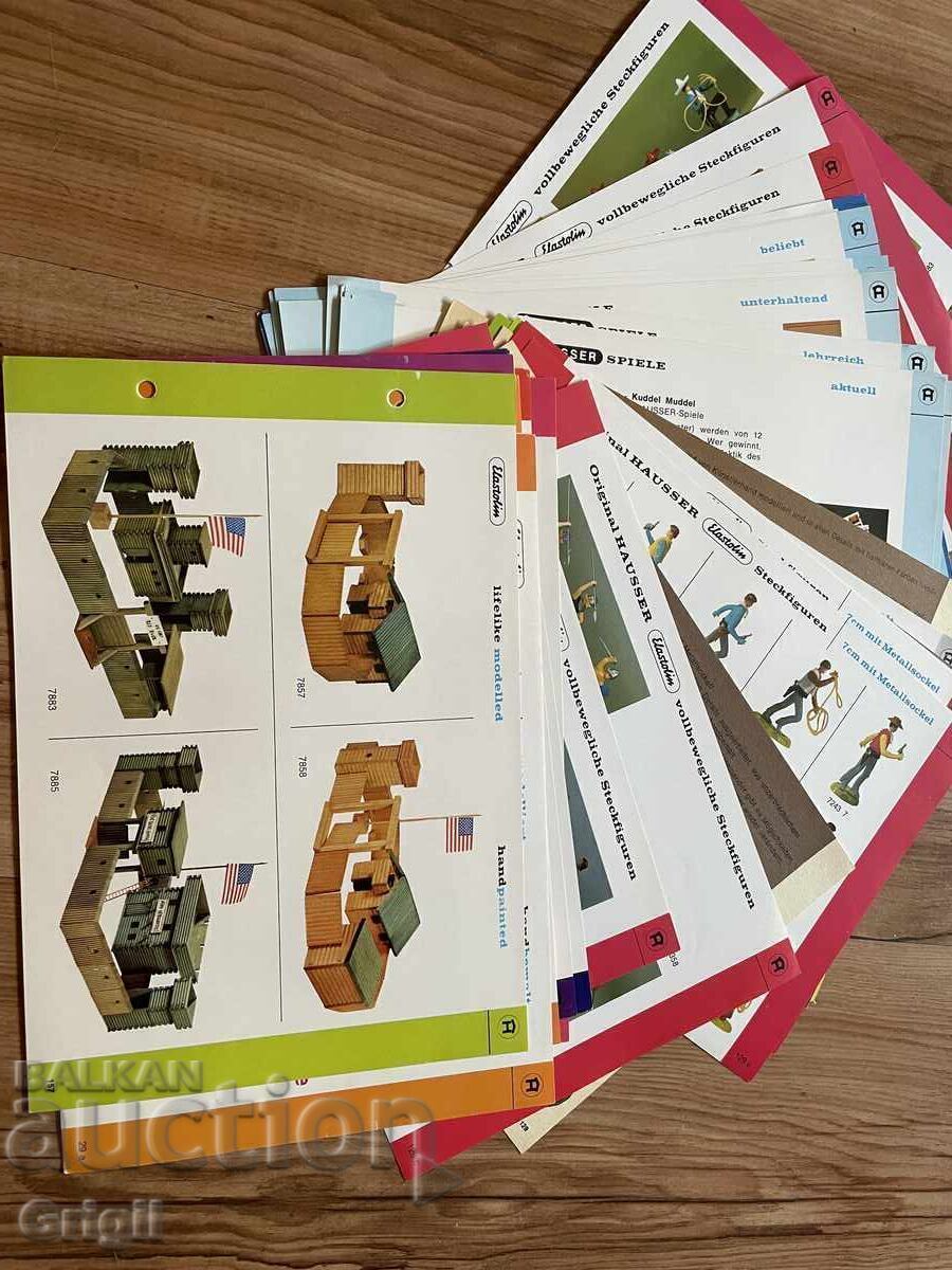 Catalog Elastolin din anii '80. 117 pagini