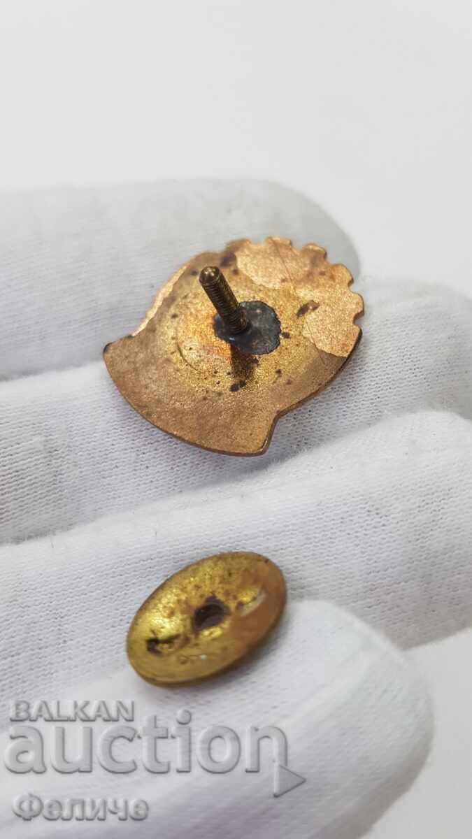 Δημοπρασία Σπάνιο κομμουνιστικό σήμα, κονκάρδα Πρώτης Τάξης 1955-1965