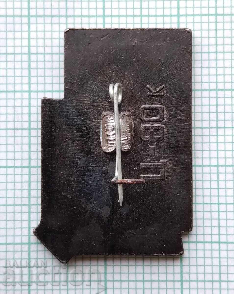 Auction  19201 Badge - USSR Post Office 60 Kopecks