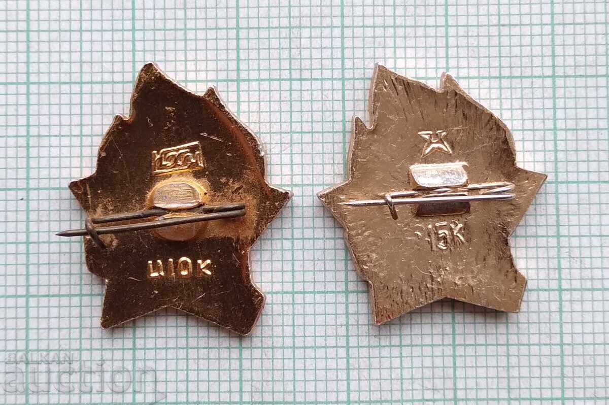 Licitație 19220 Insignă - Întotdeauna gata Vinagi gotov URSS - LOT 2 buc