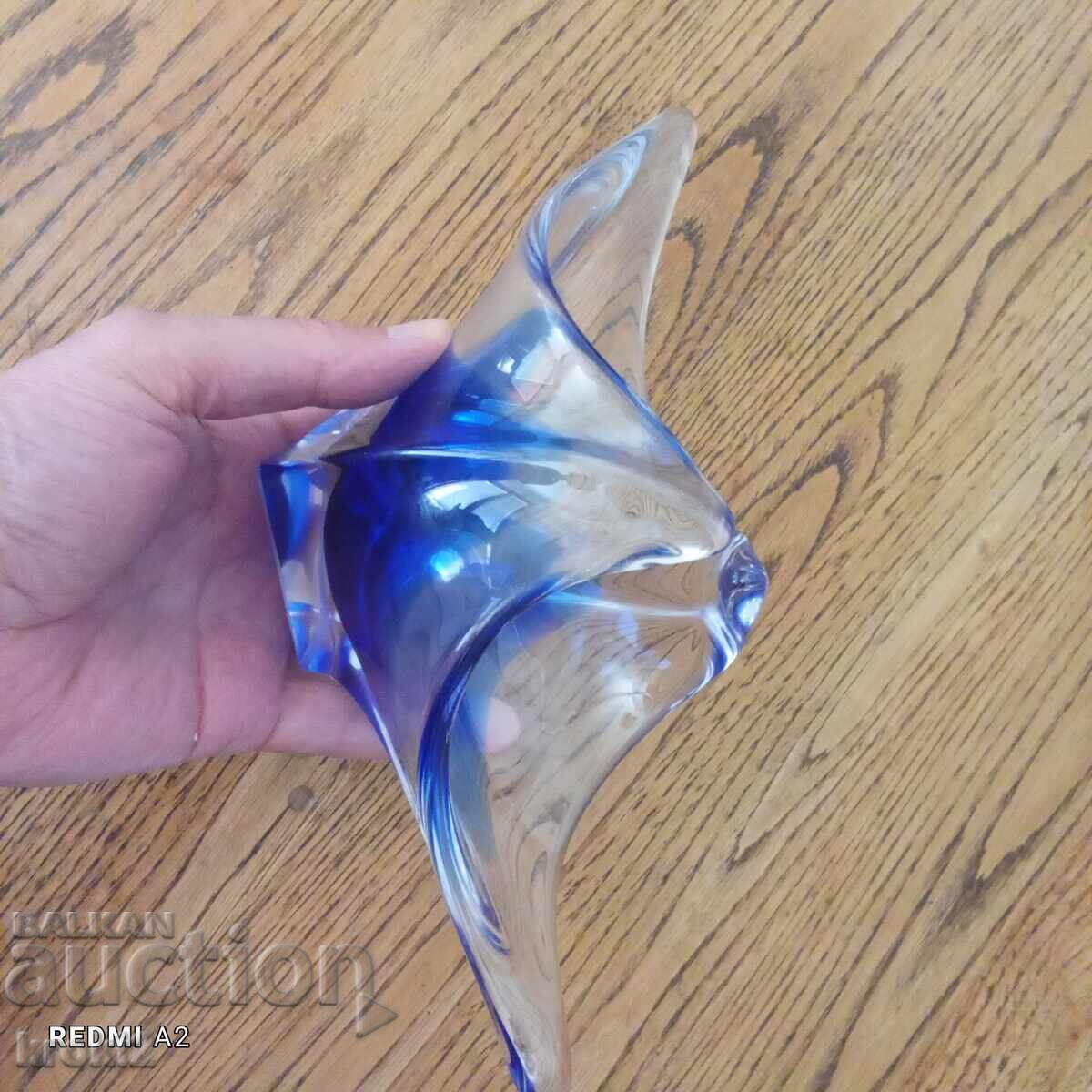 Delivery of German glass candy dish, solid glass Delivery of German glass candy dish, solid glass