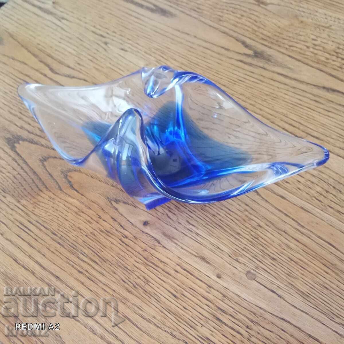 German glass candy dish, solid glass - 7 German glass candy dish, solid glass - 7