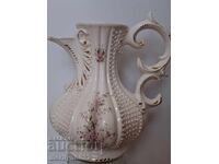 Cană veche italiană din porțelan Art Deco