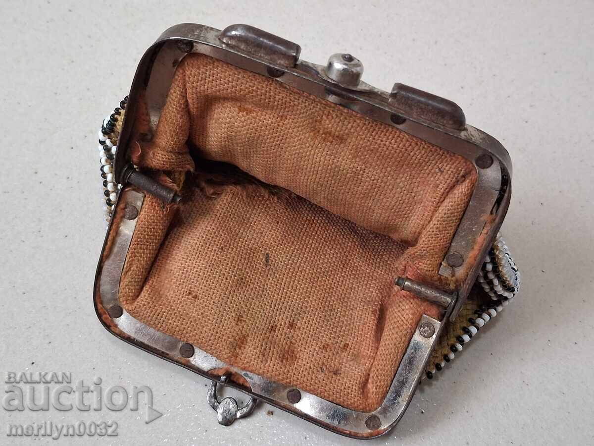 Δημοπρασία Πορτοφόλι νομισμάτων μανίστας πορτοφόλι αρχές 20ου αιώνα ΜΟΝΑΔΙΚΟ RRRR