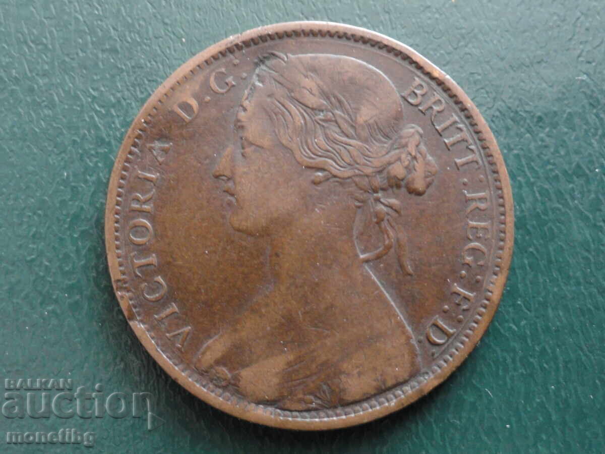 Livrarea Marea Britanie 1862 - 1 penny (m) Livrarea Marea Britanie 1862 - 1 penny (m)