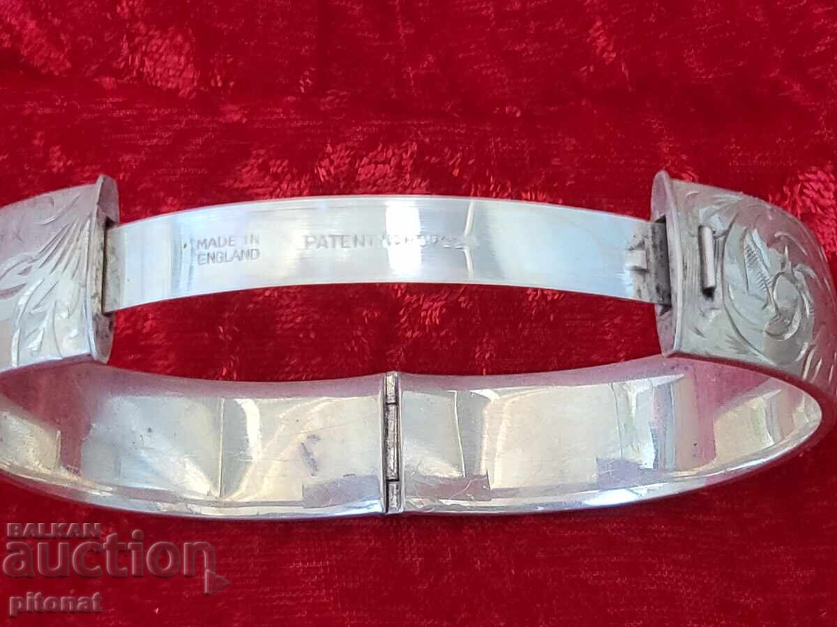 Δημοπρασία Αντίκα ασημένιο βραχιόλι μασίφ Δημοπρασία Αντίκα ασημένιο βραχιόλι μασίφ