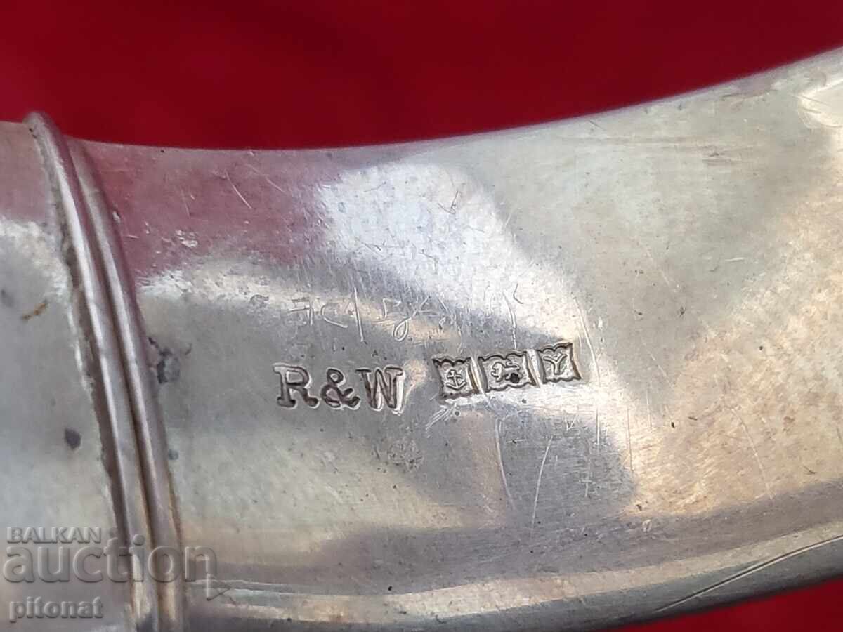 Παράδοση Αντίκα ασημένιο βραχιόλι μασίφ Παράδοση Αντίκα ασημένιο βραχιόλι μασίφ