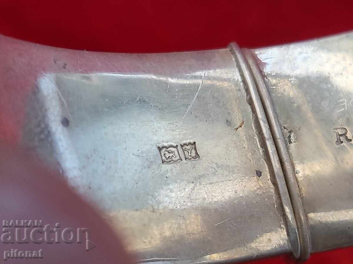 Αντίκα ασημένιο βραχιόλι μασίφ - 5 Αντίκα ασημένιο βραχιόλι μασίφ - 5