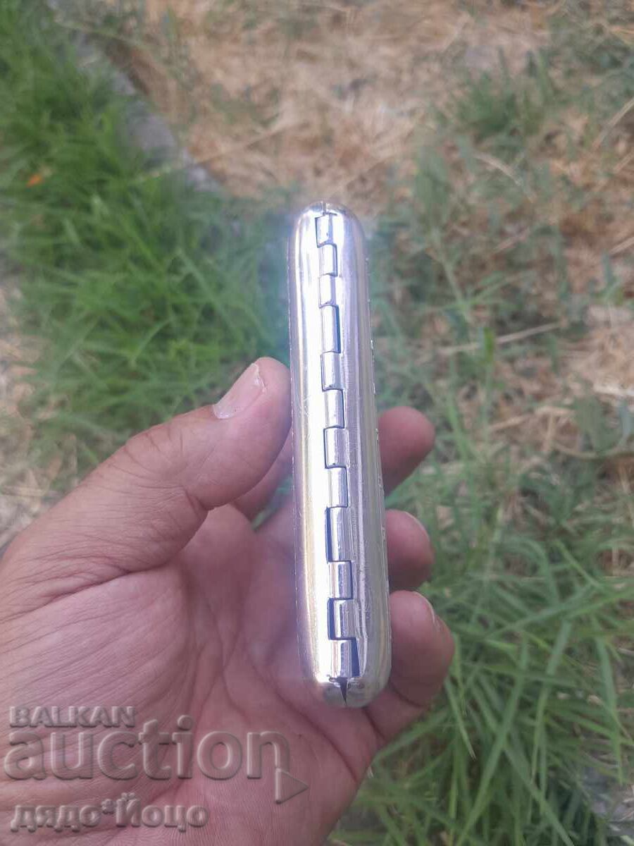 Old Soviet Aluminum Russian Soviet Cigarette Case Leningrad - 5