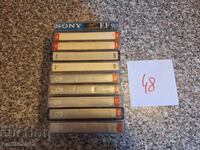 Audio cassettes 10pcs 48