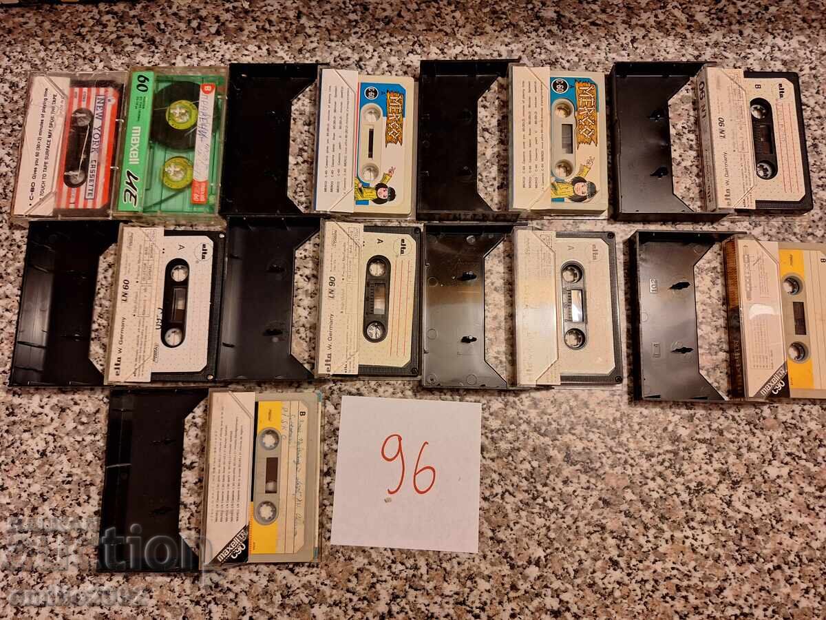 Κασέτες ήχου 10 τμχ 96 με τιμή 9.00 BGN | € 4.60