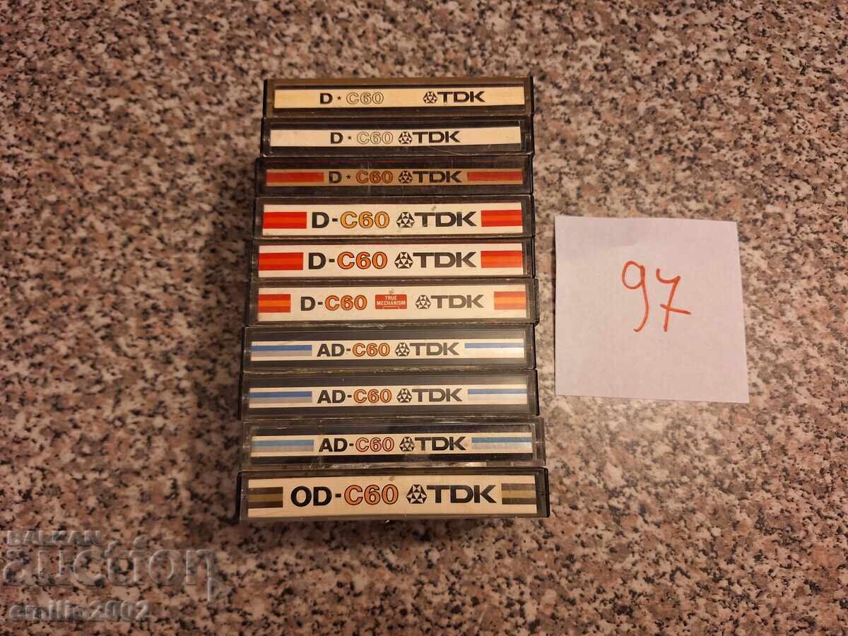 Κασέτες ήχου 10τμχ 97