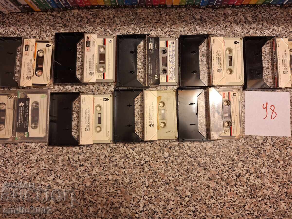 Κασέτες ήχου 10τμχ 98 με τιμή 9.00 BGN | € 4.60