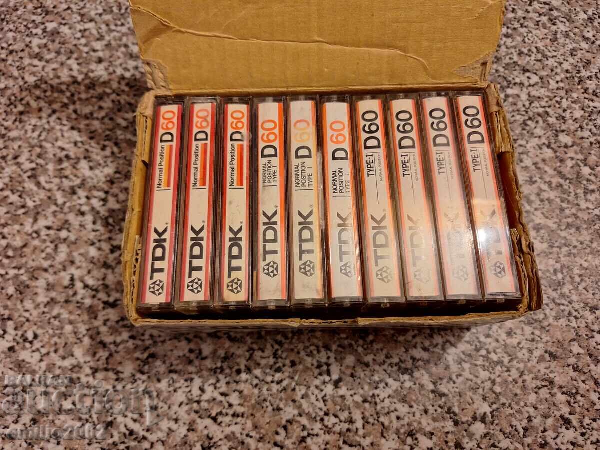 Κασέτες ήχου 10 τμχ σε κουτί Κασέτες ήχου 10 τμχ σε κουτί