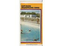 Pliant publicitar Băile minerale din Burgas