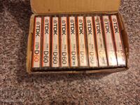 Casete audio 10 buc la cutie