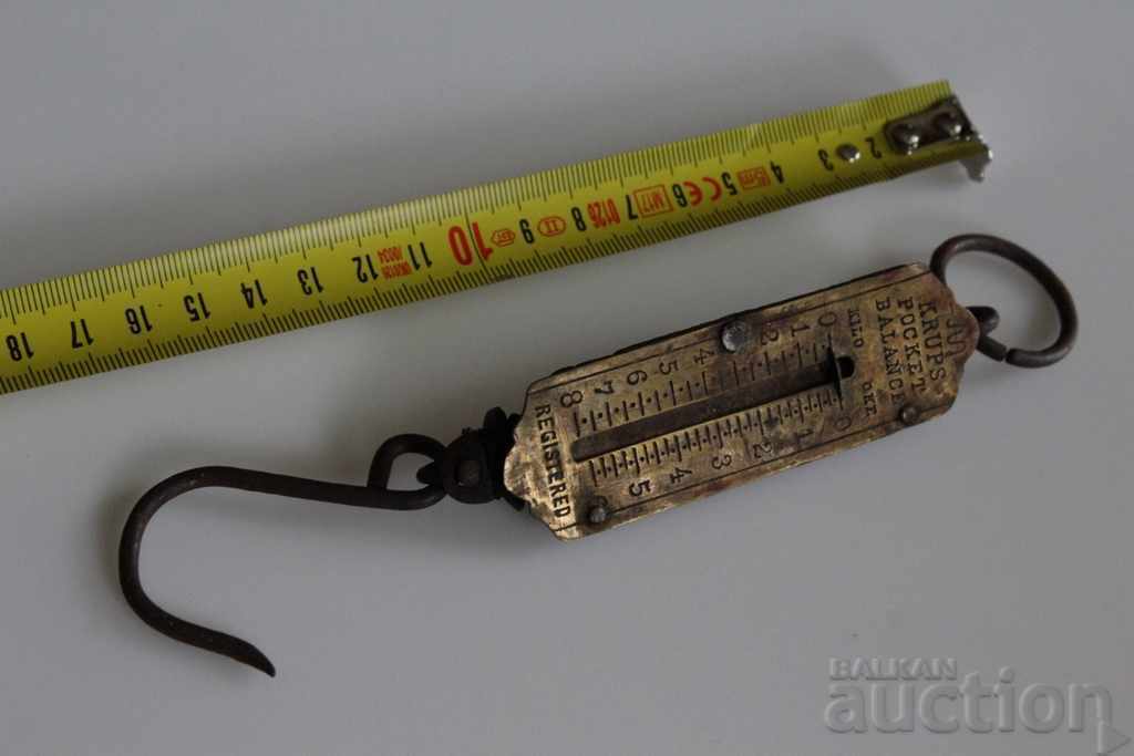Delivery of Early 20th Century Antique German Pocket Balance Krups Palance Scale