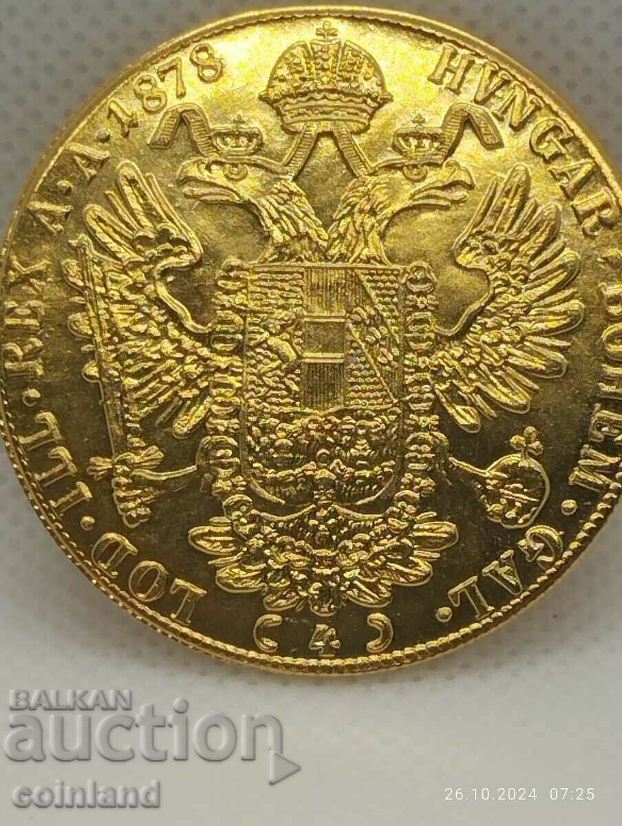 Licitație 4 DUCELE Franz Joseph 1878-REPRODUCERE REPLICA