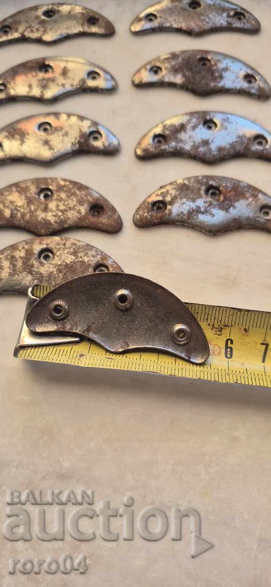 NACHETĂ PENTRU CIZME DE OFIȚER - 10 BUCĂȚI - 5