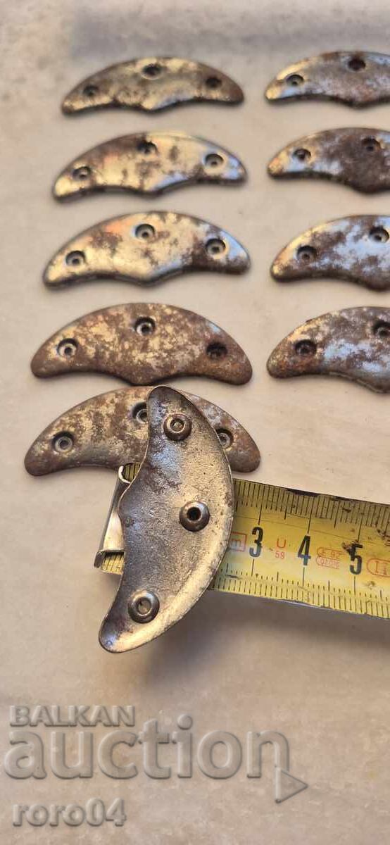 NACHETĂ PENTRU CIZME DE OFIȚER - 10 BUCĂȚI - 6