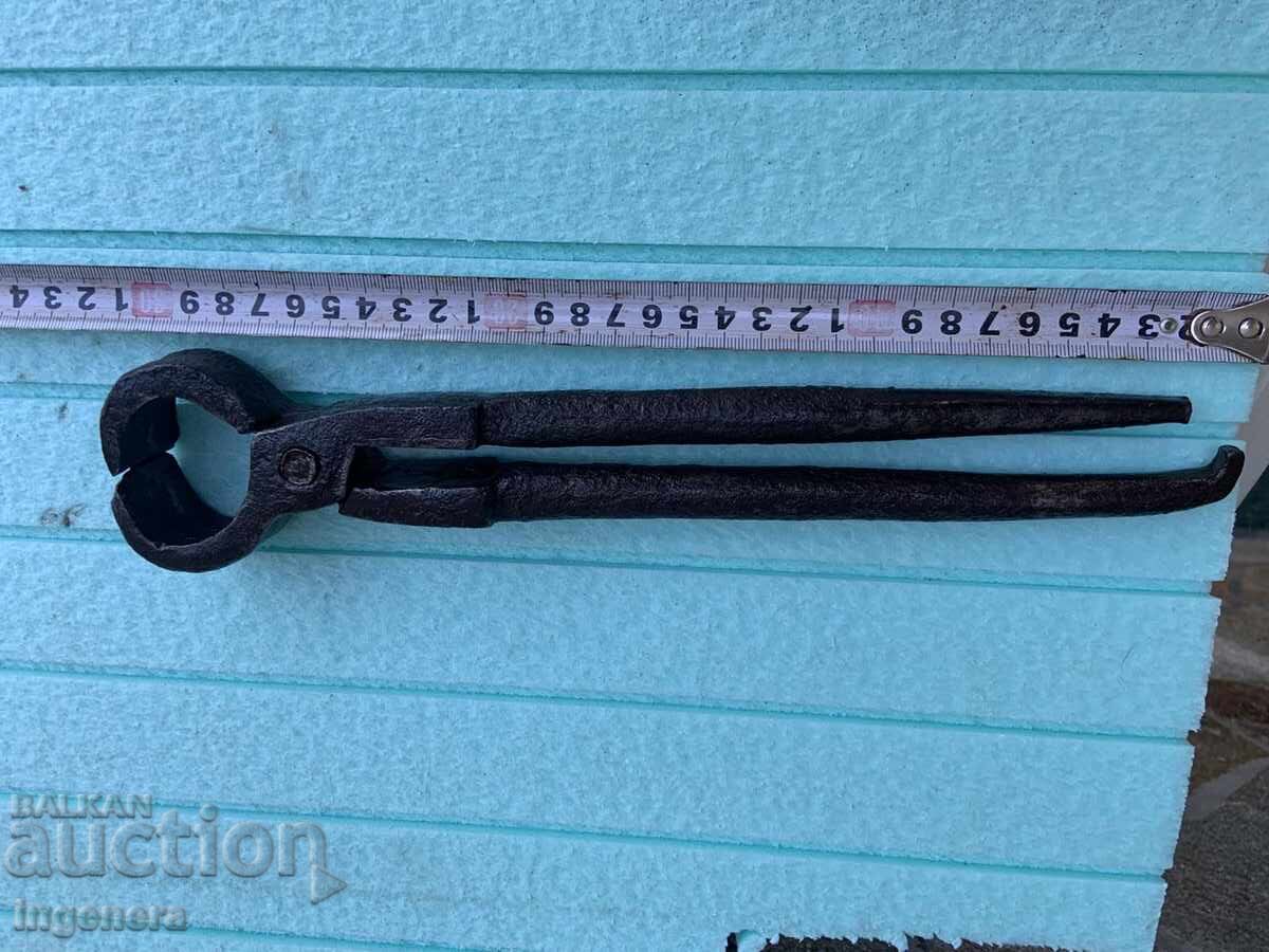 Παράδοση Πένσες εξειδικευμένες μεγάλες σφυρήλατες σιδηρουργικές εργαλείο Παράδοση Πένσες εξειδικευμένες μεγάλες σφυρήλατες σιδηρουργικές εργαλείο