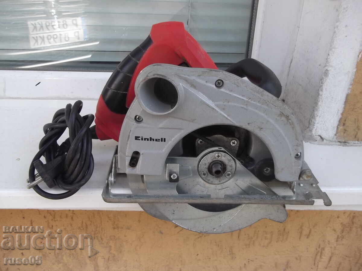 Hand-held circular saw "Einhell TC-CS 1200/1, 1230W, Ø160mm" working