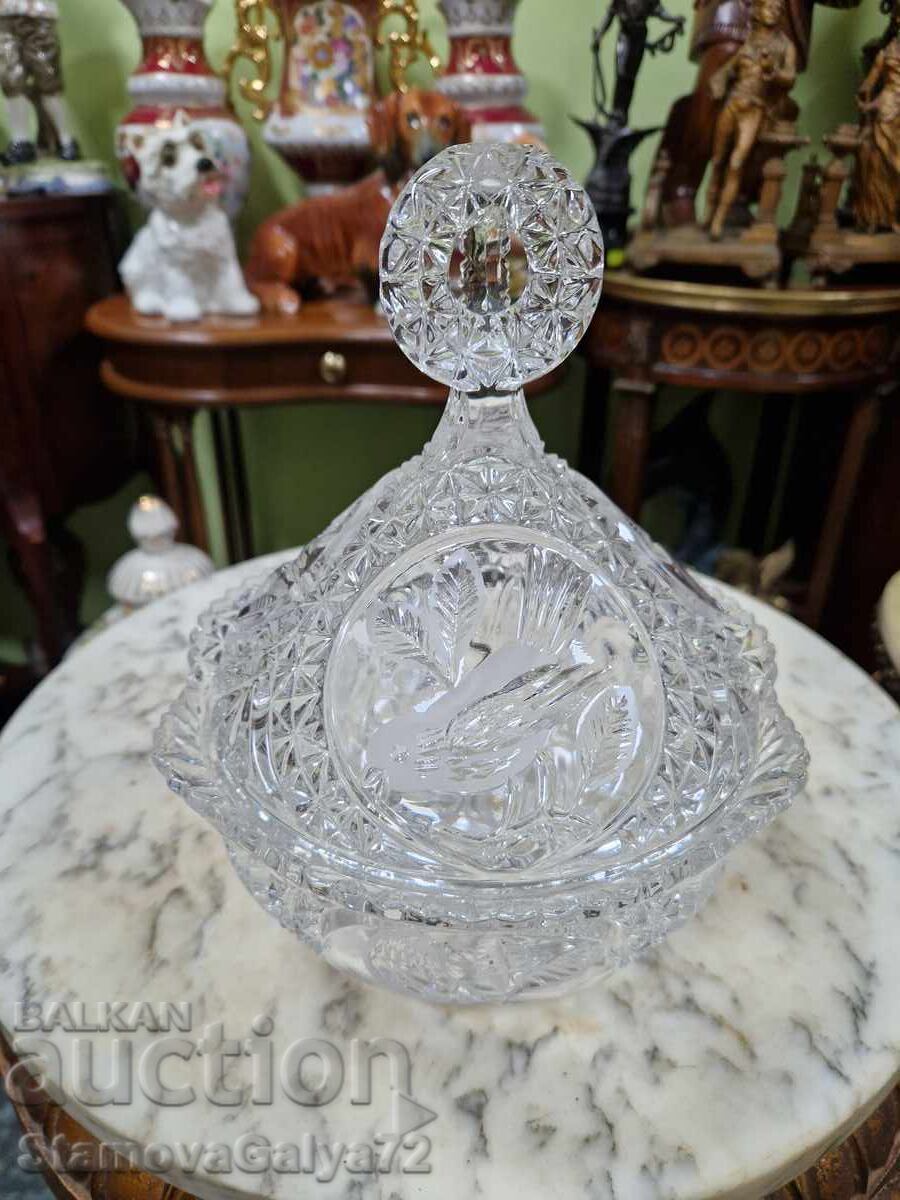 Great English German crystal candy dish Great English German crystal candy dish
