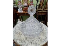 Superbă bombănie de cristal englezesc germană