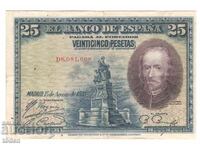 Ισπανία - 25 Πεσέτες - 1928 - P# 74b - Χαρτί