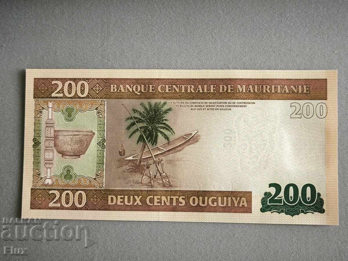 Banknote - Mauritania - 200 Ouguiya UNC | 2013 with price 11.50 BGN | € 5.88