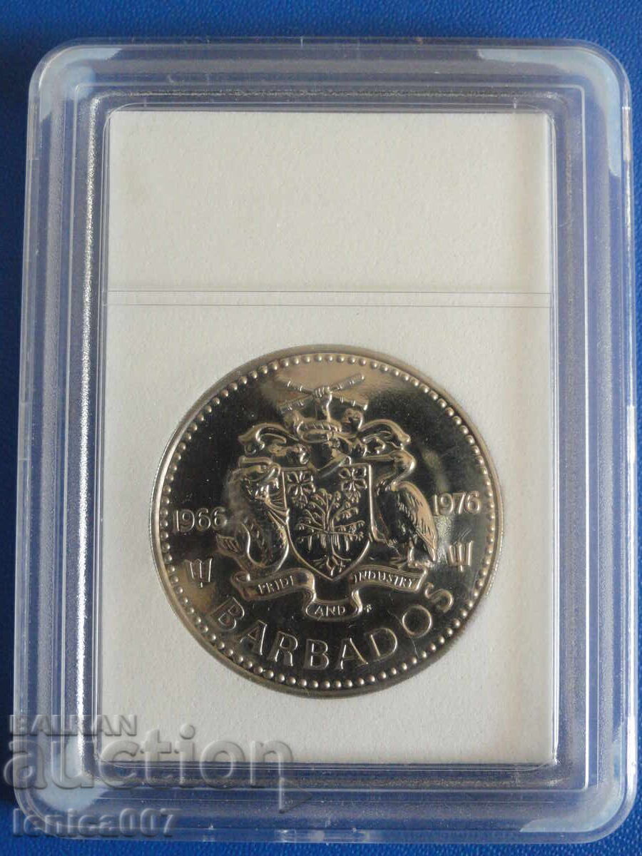 Delivery of Barbados 1976 - 2 Dollars "10th Anniversary of Independence" UNC (R)