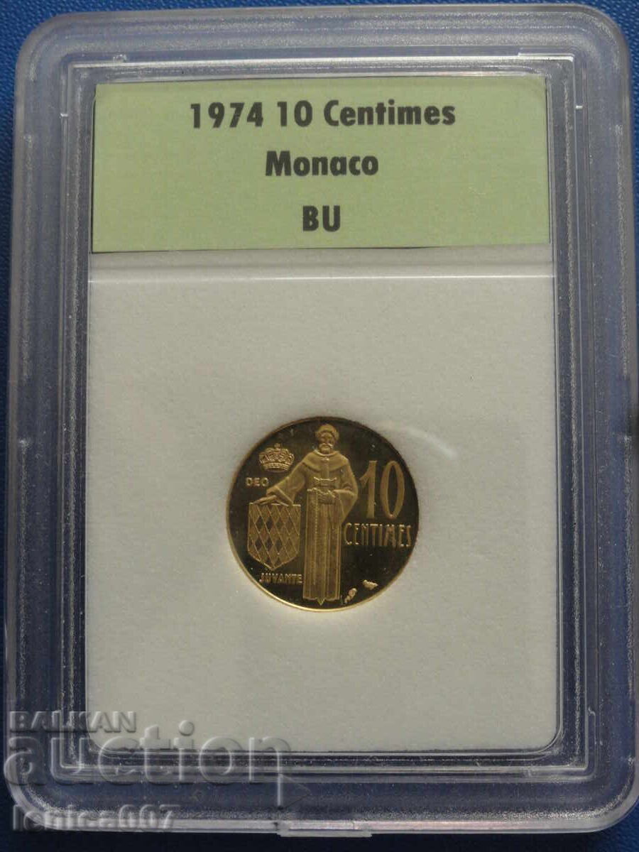 Monaco 1974 - 10 Centimes BU - 7