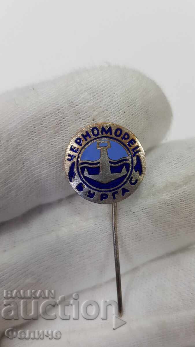 Κομμουνιστικό σήμα, κονκάρδα Ποδόσφαιρο, Τσερνομόρετς Μπουργκάς Κομμουνιστικό σήμα, κονκάρδα Ποδόσφαιρο, Τσερνομόρετς Μπουργκάς