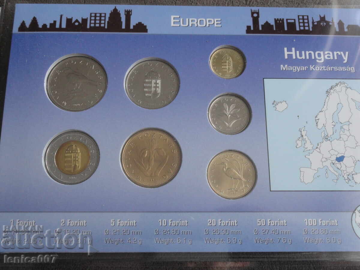 Auction  Hungary - Set of coins (UNC)