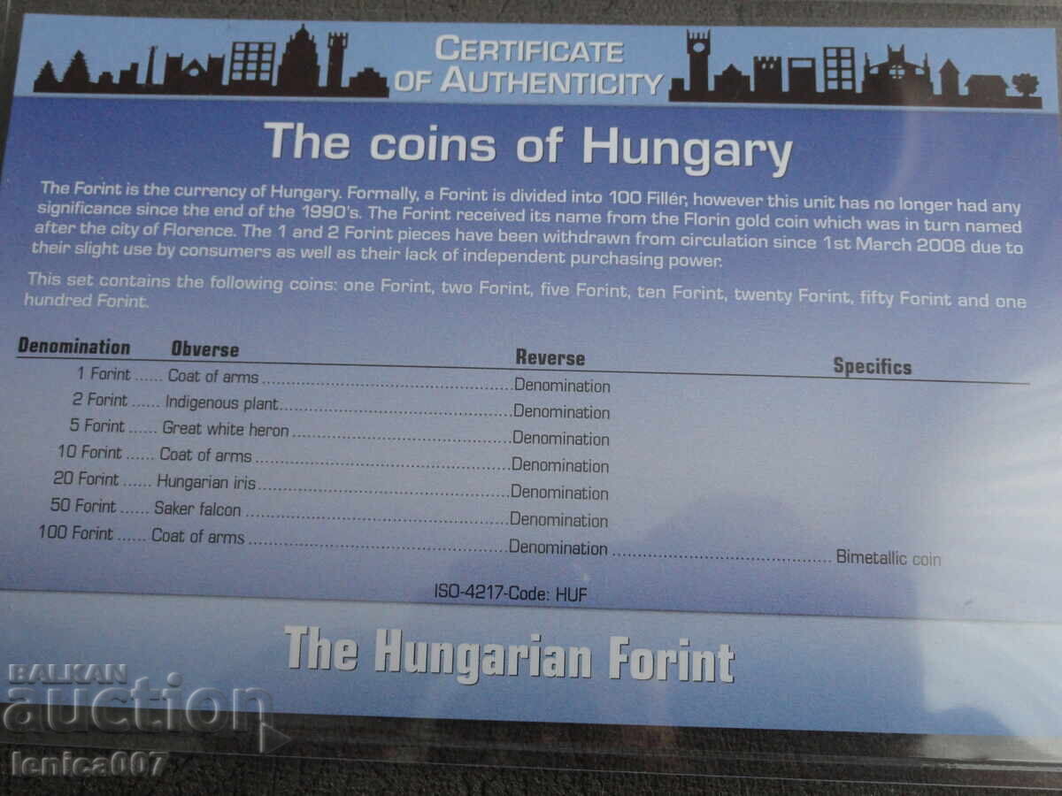 Hungary - Set of coins (UNC) - 7