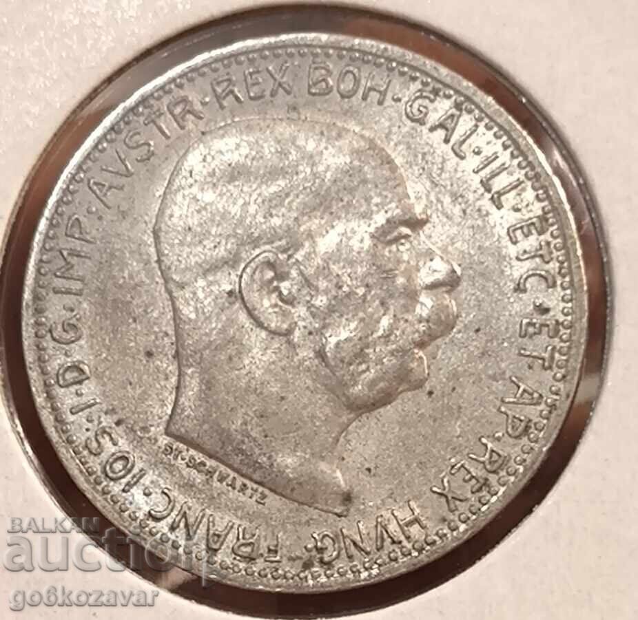 Παράδοση Αυστρία 1 κορώνα 1915 Ασήμι UNC