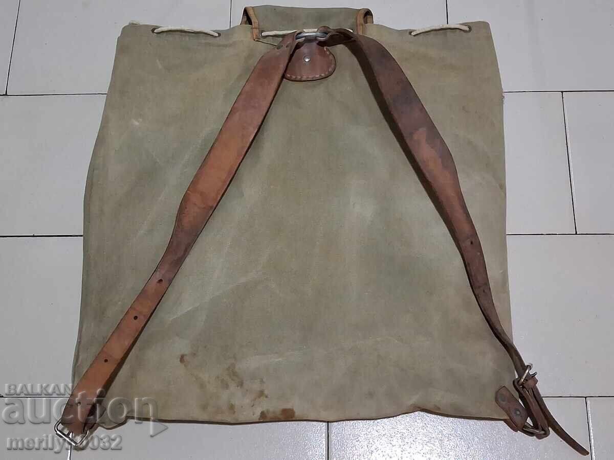 Canvas backpack tourist bag sack with price 48.00 BGN | € 24.54