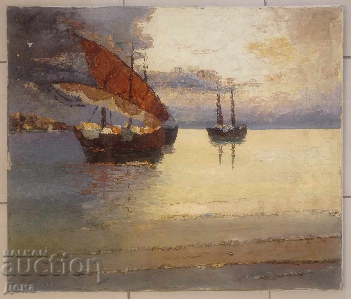 Masterpiece Painting - Sea Sunset Masterpiece Painting - Sea Sunset