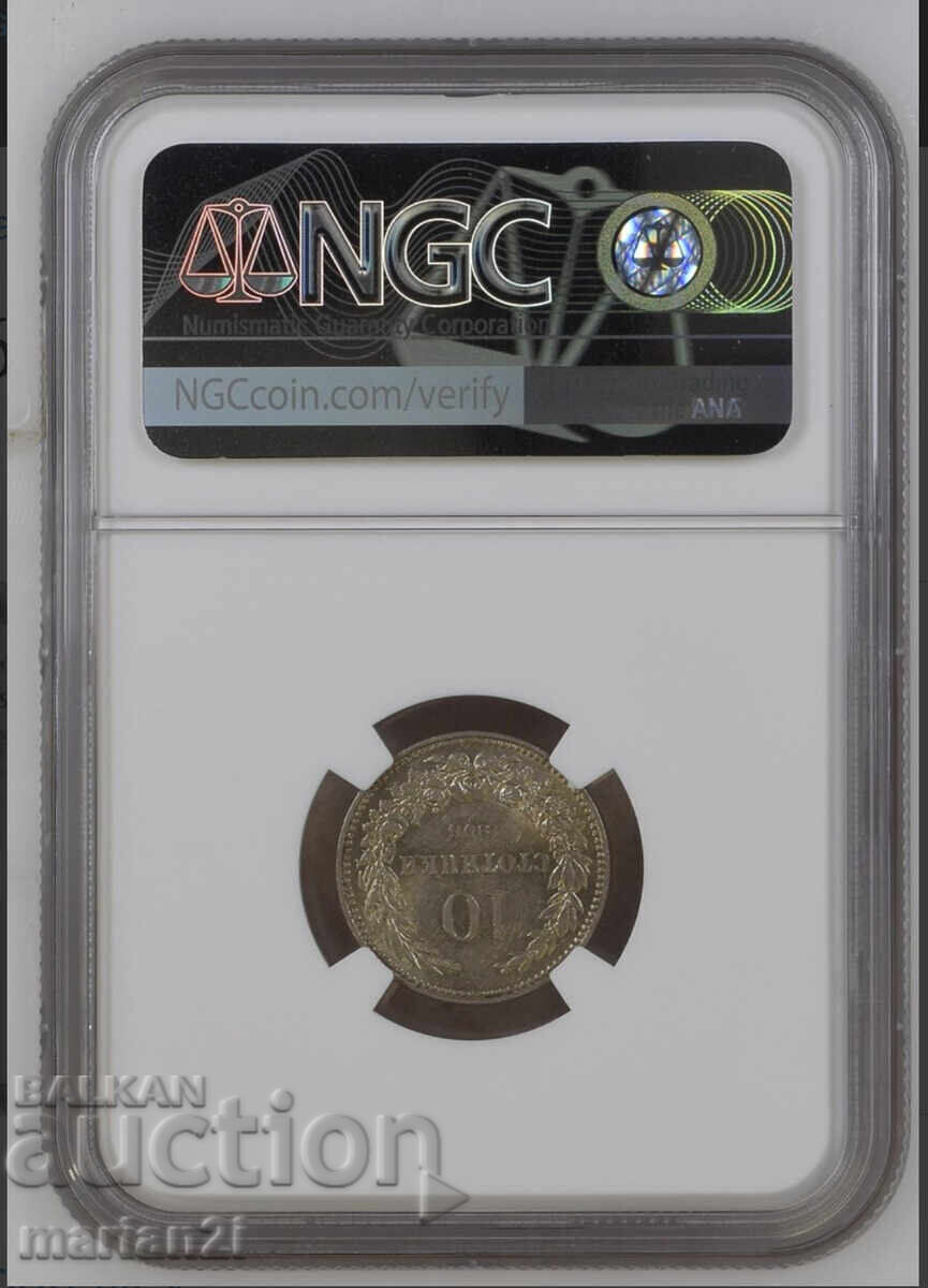 10 σεντς 1906 MS62 με τιμή 929.00 BGN | € 474.99