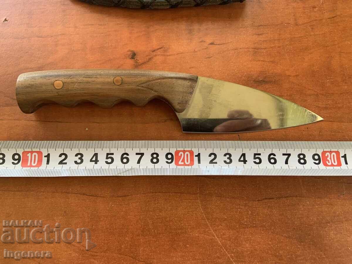 Auction KNIFE BLADE LEATHER SHEATH WOODEN SCALES Auction KNIFE BLADE LEATHER SHEATH WOODEN SCALES